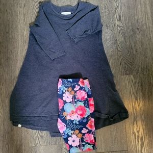 5T Mini Mioche Dress and Little & Lovely Pants (Canadian made outfit).